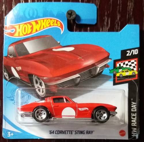 Hotwheels: `64 Corvette Sting Ray (2021 HW Race Day)