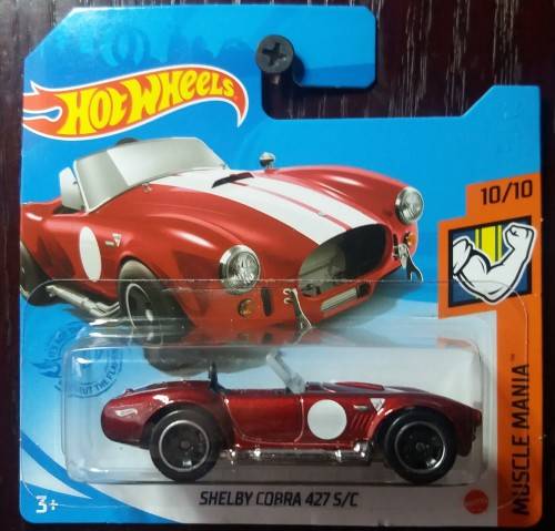 Hotwheels: Shelby Cobra 427 S/C (2021 Muscle Mania)