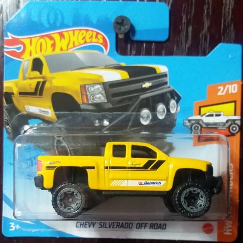 Hotwheels: Chevy Silverado Off Road (2021 HW Hot Trucks)