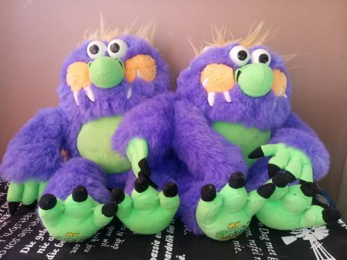 Plush Toy: 2x Vintage My Monster Buddies - Collectibles