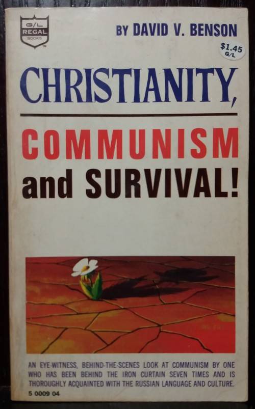 Books: Christianity, Communism and Survival - David V. Benson (1969 Regal Books)