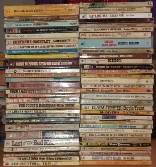 Books: Lot 60 Westerns - Various Titles and Authors