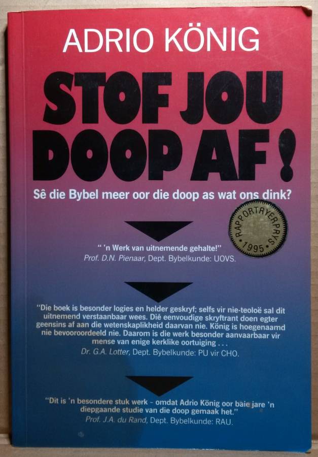 Stof jou doop af - Adrio Konig