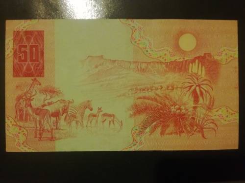 ***CRISP and UNC*** 1984 R50 Banknote - Dr GPC De Kock 3rd Series / 1st R50 printed
