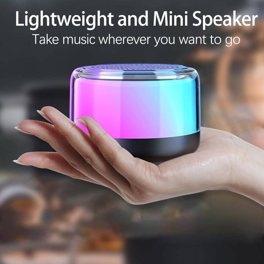 Portable Bluetooth Speaker, Wireless Speaker with More than Ten LED Colours