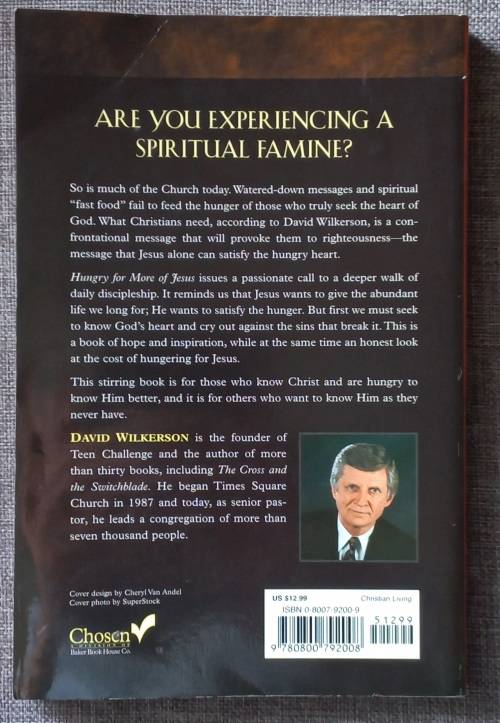 Hungry for more of Jesus - David Wilkerson