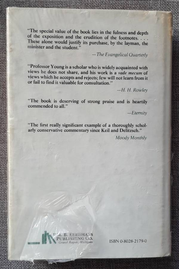 Book of Isaiah Volume 1, a commentary - Edward Young