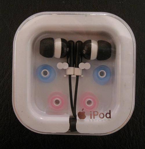 3.5MM Gold-Plated Plug Earphone for iPod and other MP3,MP4 [BLACK]