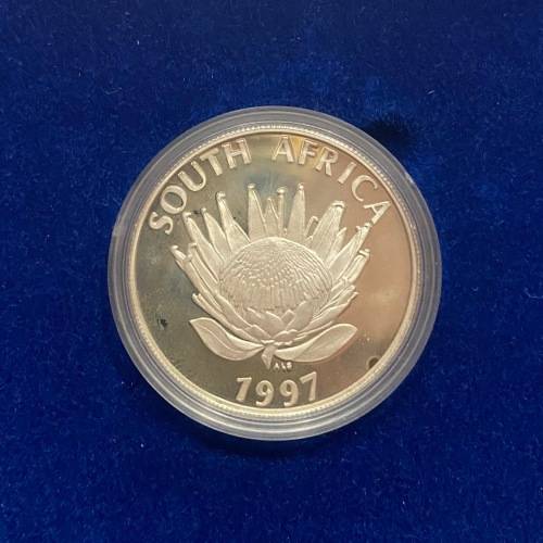 Stunning RSA 1997 Women Silver Protea R1