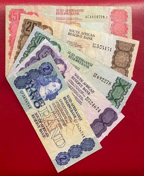 Nice Complete Collection (5) of GPC de Kock Notes
