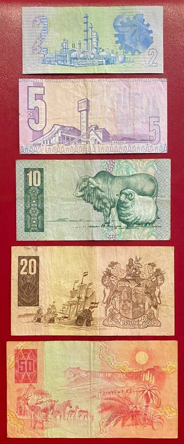 Nice Complete Collection (5) of GPC de Kock Notes