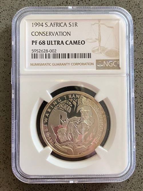 Graded Proof RSA 1994 Silver R1: NGC PF68UC