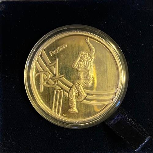 Stunning Proof RSA 2003 Cricket Silver Protea R1