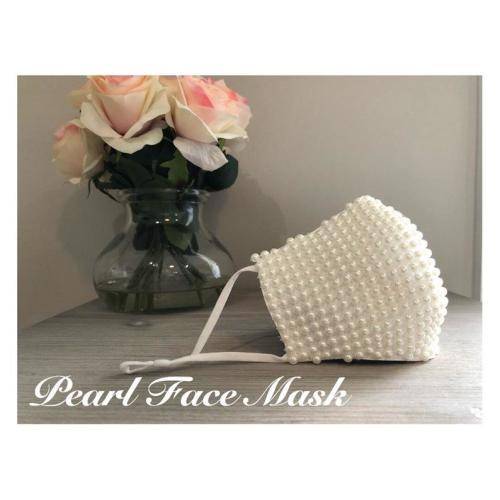 Designer Pearl Face Mask
