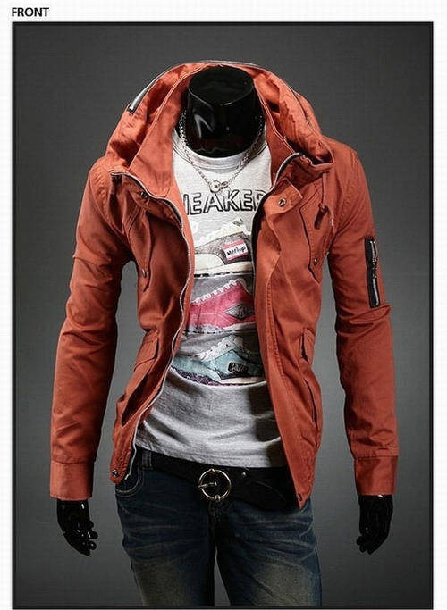 10 ON AUCTION-Men's Orange Men Jacket - *DOOR DELIVERY R150*