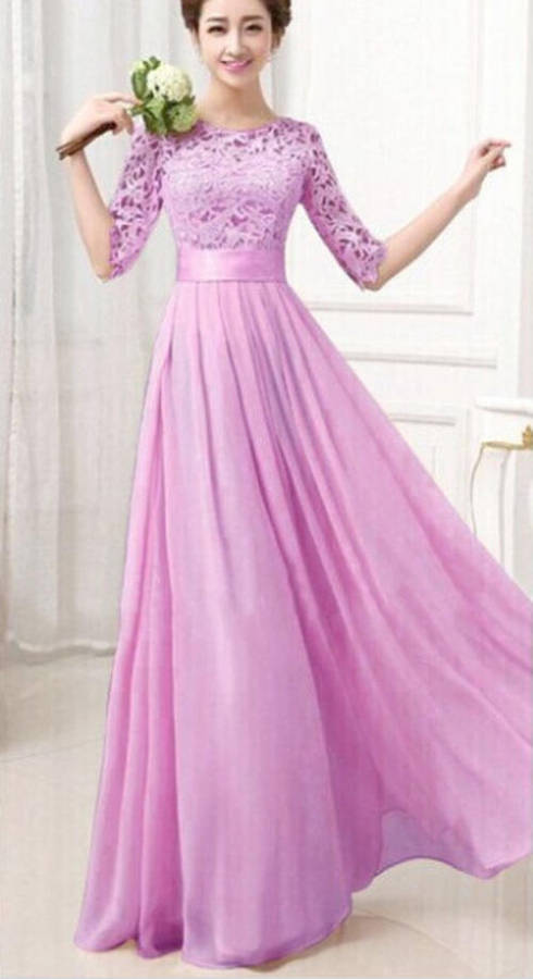 Women's Purple Chiffon Dress  - - *Door delivery for only R45*