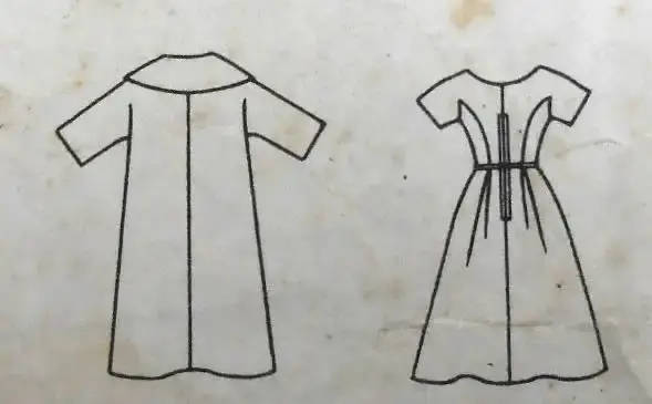 *VERY RARE FIND* VINTAGE BUTTERICK 9927 DRESS & COAT SIZE 16 BUST 36 COMPLETE-NO SEWING INSTRUCTIONS