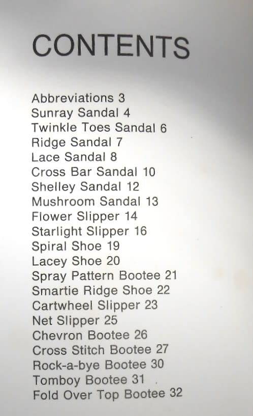 BOOTEES FOR BABIES - MAUREEN MULLER - A DELOS GUIDE 36 PAGES