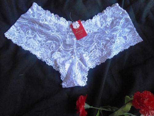 BEAUTIFUL FULL LACE WHITE BOYLEG - XL
