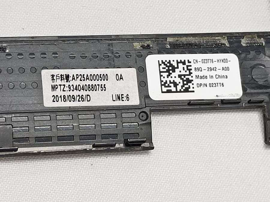 Dell Latitude E5490 LCD Front Trim Bezel Cover - AP25A000500