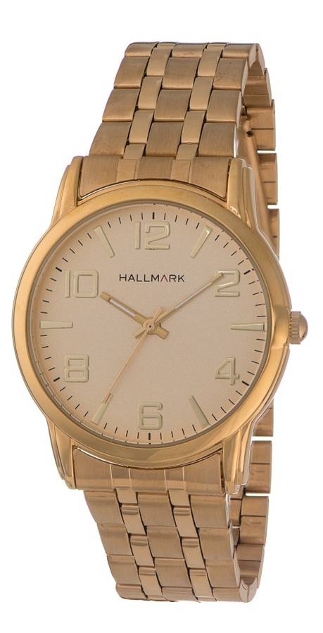 Hallmark Mens Gold Watch - HB1267C