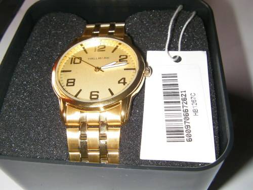 Hallmark Mens Gold Watch - HB1267C