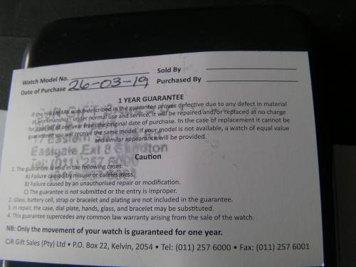 Hallmark Mens Gold Watch - HB1267C