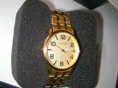 Hallmark Mens Gold Watch - HB1267C