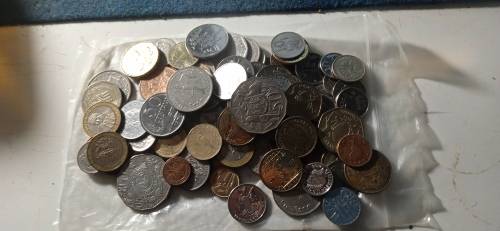 A large uninspected collection of Vintage European and what have you coins