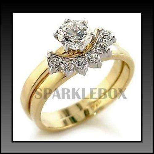 ***R50 STARTING PRICE***Vintage Style 2PC Wedding/Engagement Ring Set**SIZE 7