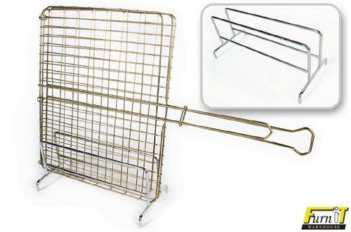Grid Stand - Vertical - Chrome - (Mild Steel)