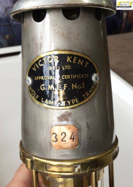 WOLF No 7 Miners Safety Lamp - Free Shipping