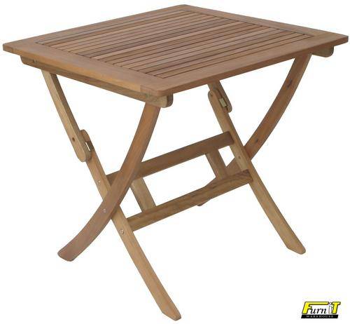 CRAZY!!! Square Table 75 x 75 (FOLDING) - Hardwood - Outdoor / Indoor