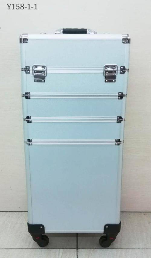 (PARIS) Toiletry cosmetics Makeup bag travel 4 in 1 Trolley Portable Professional Cosmetic Travel