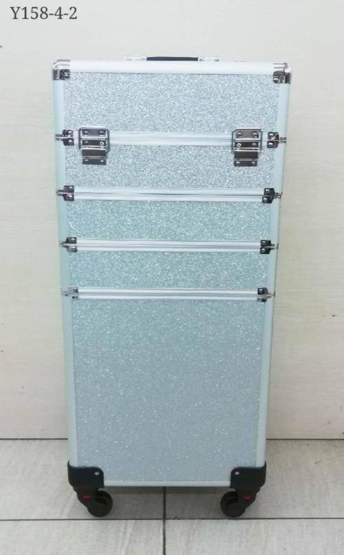 (PARIS) Toiletry cosmetics Makeup bag travel 4 in 1 Trolley Portable Professional Cosmetic Travel