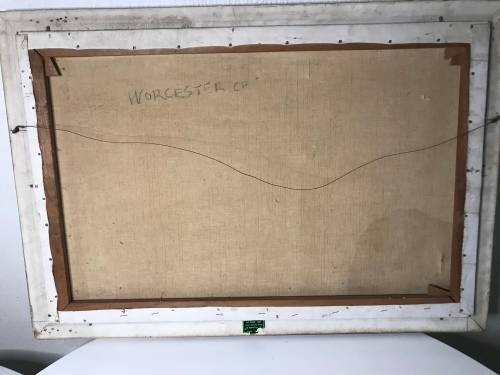 Original oil on canvas painting signed by JL FOURE size 83CM by 59CM