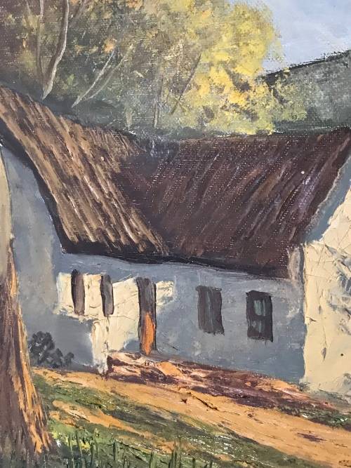 Original oil on canvas painting signed by JL FOURE size 83CM by 59CM