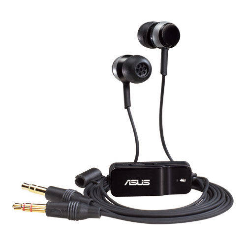 Asus HS-101 Black, In-The-Ear design Earphones with Microphone