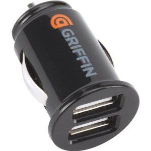 Griffin Dual USB Car Charger (Black)