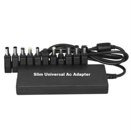 Ultra-Slim Universal Notebook AC Adapter 90W - 11 outupt tips for all major notebook brands