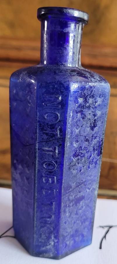 Antique collectable poison bottles