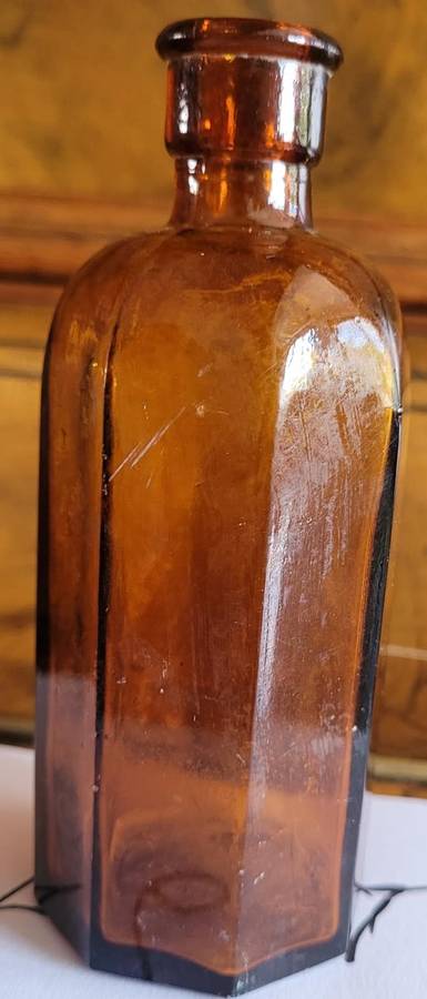 Antique collectable poison bottles