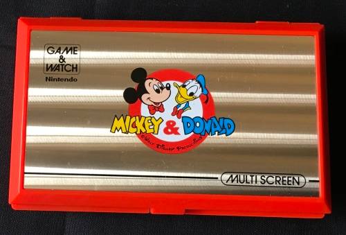 Mint Nintendo Game and Watch Mickey and Donald (Very tidy. Very complete.)