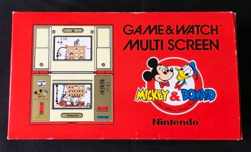 Mint Nintendo Game and Watch Mickey and Donald (Very tidy. Very complete.)