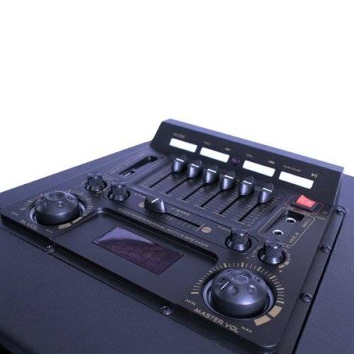 PROFESSIONAL LOUD SPEAKERS WITH NET * BLUETOOTH * LED DISCO LIGHTS  - Output Power: 19000W P.M.P.O