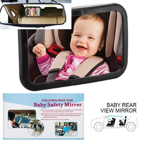 Adjustable Back Seat Baby Safety Mirror