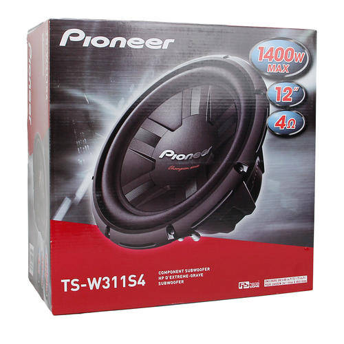Pioneer® Car Audio 12" Champion Sub SVC 4 ohm Subwoofer 1,400W