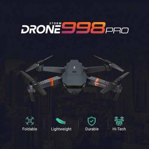 WI-FI DRONE / QUADCOPTER PRO 4K DUAL CAMERAS FULL HD