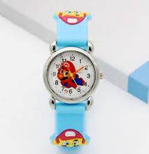 3D Cartoon Super Mario Watch Quartz Wristwatches