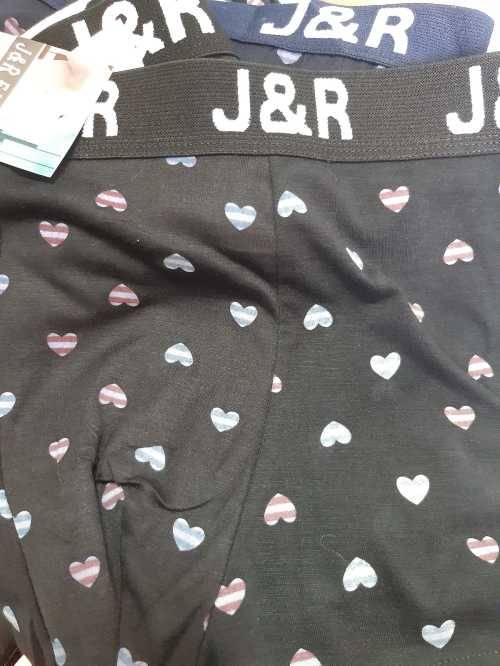 Men`s Underwear with Heart Print - MEDIUM